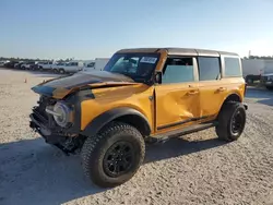 Salvage cars for sale at Houston, TX auction: 2021 Ford Bronco First Edition