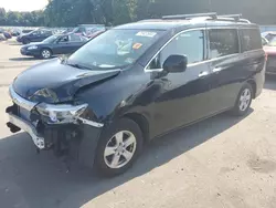 Salvage cars for sale at Glassboro, NJ auction: 2017 Nissan Quest S