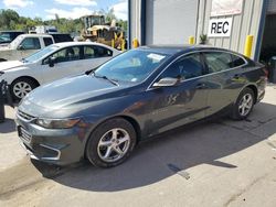 Chevrolet salvage cars for sale: 2018 Chevrolet Malibu LS