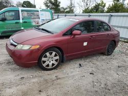 Salvage cars for sale at Riverview, FL auction: 2006 Honda Civic LX