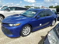 Salvage cars for sale at Arcadia, FL auction: 2018 Toyota Camry L