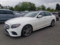 Salvage cars for sale at Portland, OR auction: 2017 Mercedes-Benz E 300 4matic