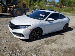 Salvage cars for sale at West Mifflin, PA auction: 2019 Honda Civic Sport