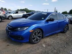 Honda salvage cars for sale: 2019 Honda Civic Sport