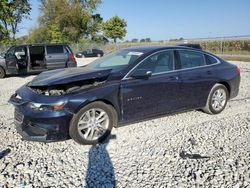 Carros salvage sin ofertas aún a la venta en subasta: 2017 Chevrolet Malibu LT