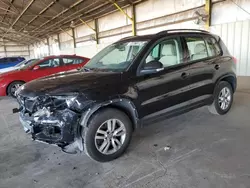 Volkswagen salvage cars for sale: 2016 Volkswagen Tiguan S