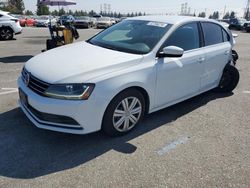 Salvage cars for sale at Rancho Cucamonga, CA auction: 2017 Volkswagen Jetta S