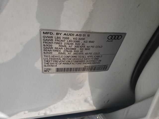 2015 Audi Q7 TDI Premium Plus