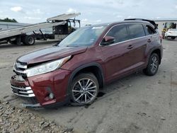 Salvage cars for sale at Windham, ME auction: 2018 Toyota Highlander SE