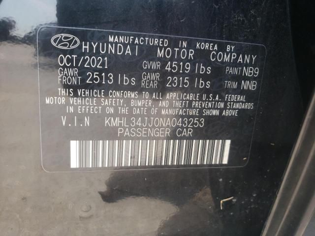 2022 Hyundai Sonata Hybrid