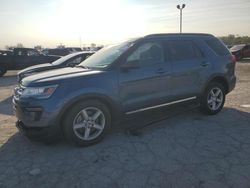 Salvage cars for sale at Indianapolis, IN auction: 2018 Ford Explorer XLT