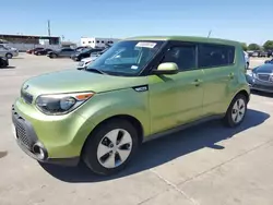 Salvage cars for sale at Grand Prairie, TX auction: 2015 KIA Soul