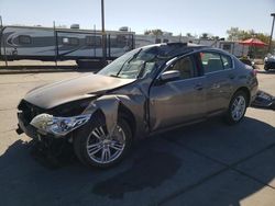 Salvage cars for sale from Copart Sacramento, CA: 2011 Infiniti G37