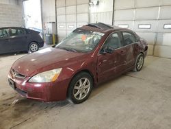 Salvage cars for sale at Columbia, MO auction: 2003 Honda Accord EX