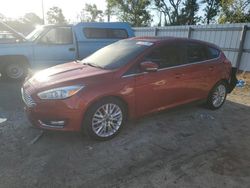 Salvage cars for sale at Tifton, GA auction: 2018 Ford Focus Titanium