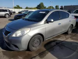 Salvage cars for sale at Littleton, CO auction: 2014 Nissan Versa S