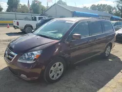 Salvage cars for sale at Wichita, KS auction: 2007 Honda Odyssey Touring