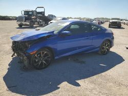 Salvage cars for sale from Copart San Antonio, TX: 2019 Honda Civic Sport