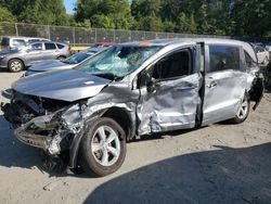 Salvage cars for sale at Waldorf, MD auction: 2018 Honda Odyssey EXL