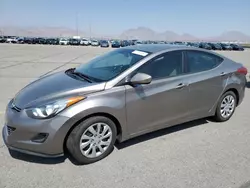 Salvage cars for sale at North Las Vegas, NV auction: 2013 Hyundai Elantra GLS