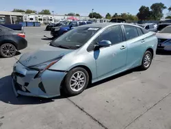 Salvage cars for sale at Sacramento, CA auction: 2018 Toyota Prius