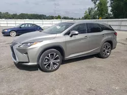 Salvage cars for sale at Dunn, NC auction: 2018 Lexus RX 350 L