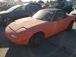 Salvage cars for sale from Copart Sacramento, CA: 1990 Mazda MX-5 Miata