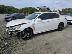 Salvage cars for sale at Windsor, NJ auction: 2017 Honda Accord EXL