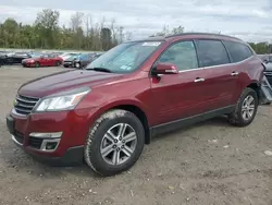 Salvage cars for sale at Leroy, NY auction: 2017 Chevrolet Traverse LT