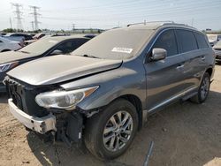 Salvage cars for sale at Elgin, IL auction: 2015 Infiniti QX60