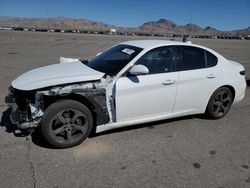 Salvage cars for sale at North Las Vegas, NV auction: 2017 Alfa Romeo Giulia Q4