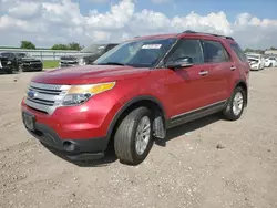 Salvage cars for sale at Houston, TX auction: 2011 Ford Explorer XLT