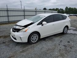 Salvage cars for sale at Lumberton, NC auction: 2014 Toyota Prius V