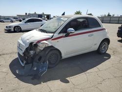 Salvage cars for sale at Bakersfield, CA auction: 2012 Fiat 500 Lounge