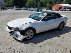 Salvage cars for sale at Mendon, MA auction: 2012 Ford Mustang