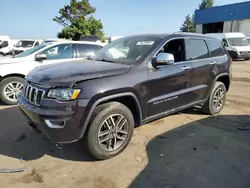 Jeep Grand Cherokee Limited salvage cars for sale: 2020 Jeep Grand Cherokee Limited