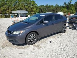 Honda salvage cars for sale: 2015 Honda Civic EX