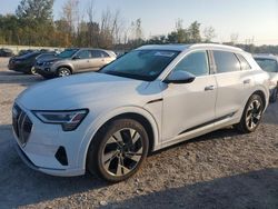 Salvage cars for sale at Leroy, NY auction: 2022 Audi E-TRON Premium