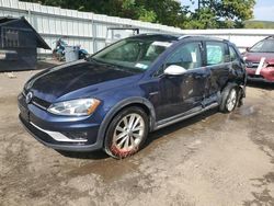 Salvage cars for sale at Center Rutland, VT auction: 2017 Volkswagen Golf Alltrack S