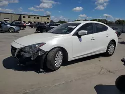 Salvage cars for sale at Wilmer, TX auction: 2015 Mazda 3 Sport