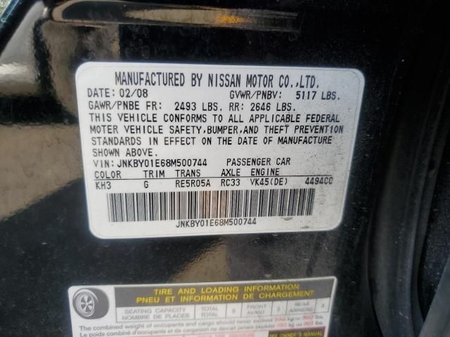 2008 Infiniti M45 Base