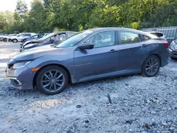 Honda Civic ex salvage cars for sale: 2019 Honda Civic EX