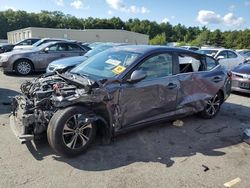 Salvage cars for sale at Exeter, RI auction: 2020 Nissan Sentra SV