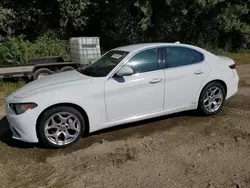 Salvage cars for sale at North Billerica, MA auction: 2020 Alfa Romeo Giulia TI