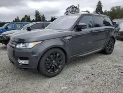 Vehiculos salvage en venta de Copart Graham, WA: 2016 Land Rover Range Rover Sport HSE