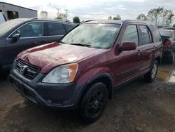 Salvage cars for sale at Elgin, IL auction: 2004 Honda CR-V EX