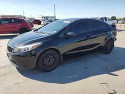 2017 KIA Forte LX en venta en Grand Prairie, TX