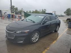 Chevrolet salvage cars for sale: 2017 Chevrolet Malibu LT