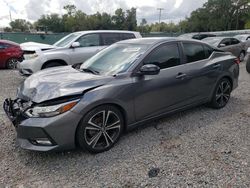 Salvage cars for sale at Riverview, FL auction: 2020 Nissan Sentra SR