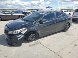 Salvage cars for sale at Grand Prairie, TX auction: 2017 KIA Forte LX